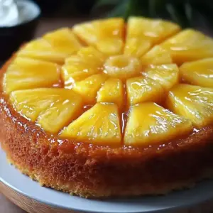 Gâteau Renversé à l’Ananas