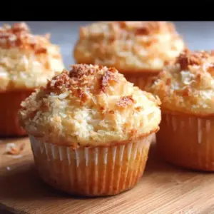 Muffins moelleux à la noix de coco