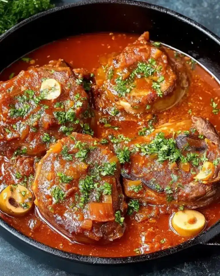 Osso Buco traditionnel à l’italienne