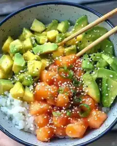 Poke bowl au saumon frais