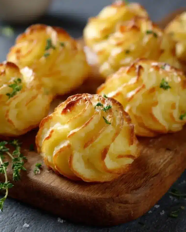 Pommes duchesse maison