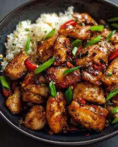 Poulet Szechuan Piquant Maison