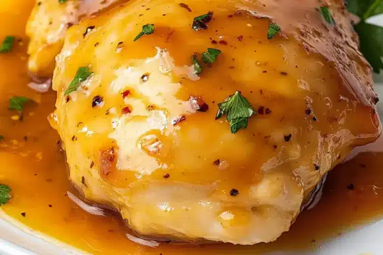 Poulet au miel et moutarde