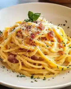 Véritables Spaghetti Carbonara à l’italienne