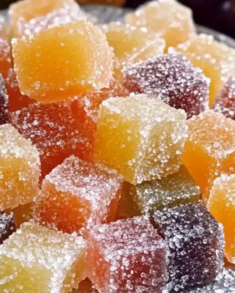 Pâtes de fruits maison