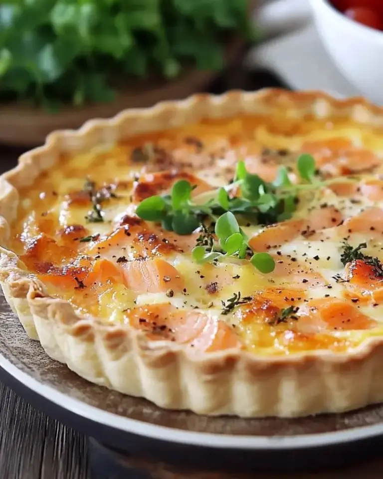 Quiche au saumon