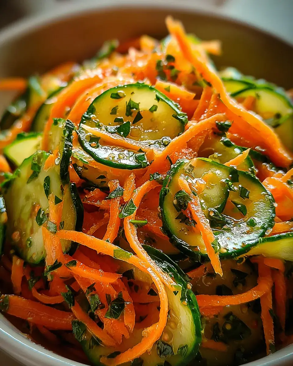 Recette de salade de concombre et de carotte 2 recette salade concombre carotte