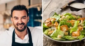 Salade César revisitée de Cyril Lignac