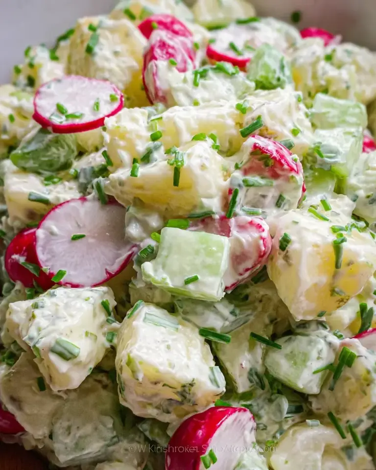 Recette de salade de pommes de terre crémeuse