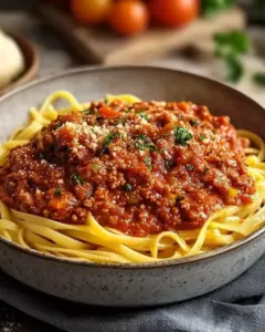 Sauce bolognaise maison traditionnelle