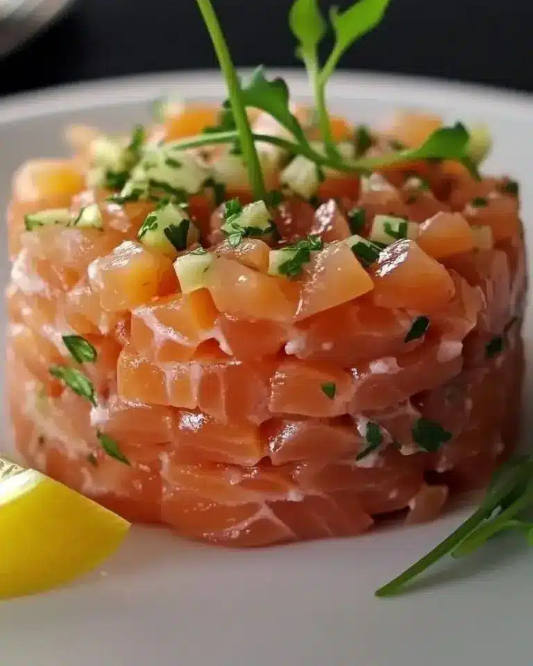 Tartare de saumon
