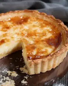 Tarte au riz traditionnelle belge