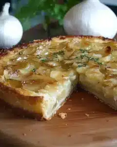 Tarte à l’oignon alsacienne traditionnelle