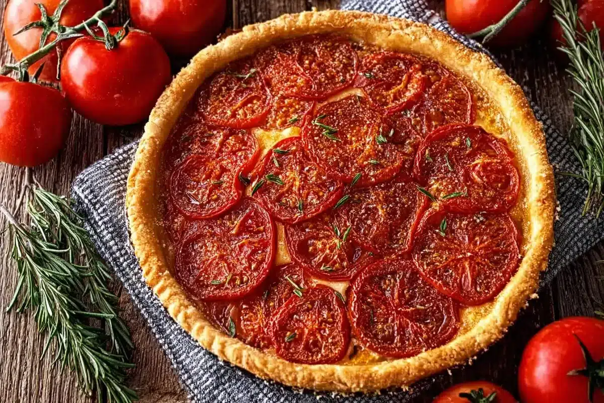 recette tarte tomate moutarde