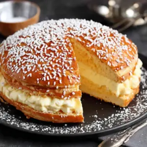 Tarte tropézienne moelleuse maison