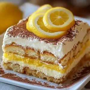 Tiramisu au Citron Rafraîchissant