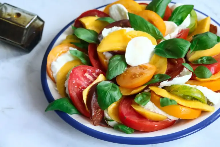 Tomate, mangue, mozzarella & Basilic – C bon pour moi