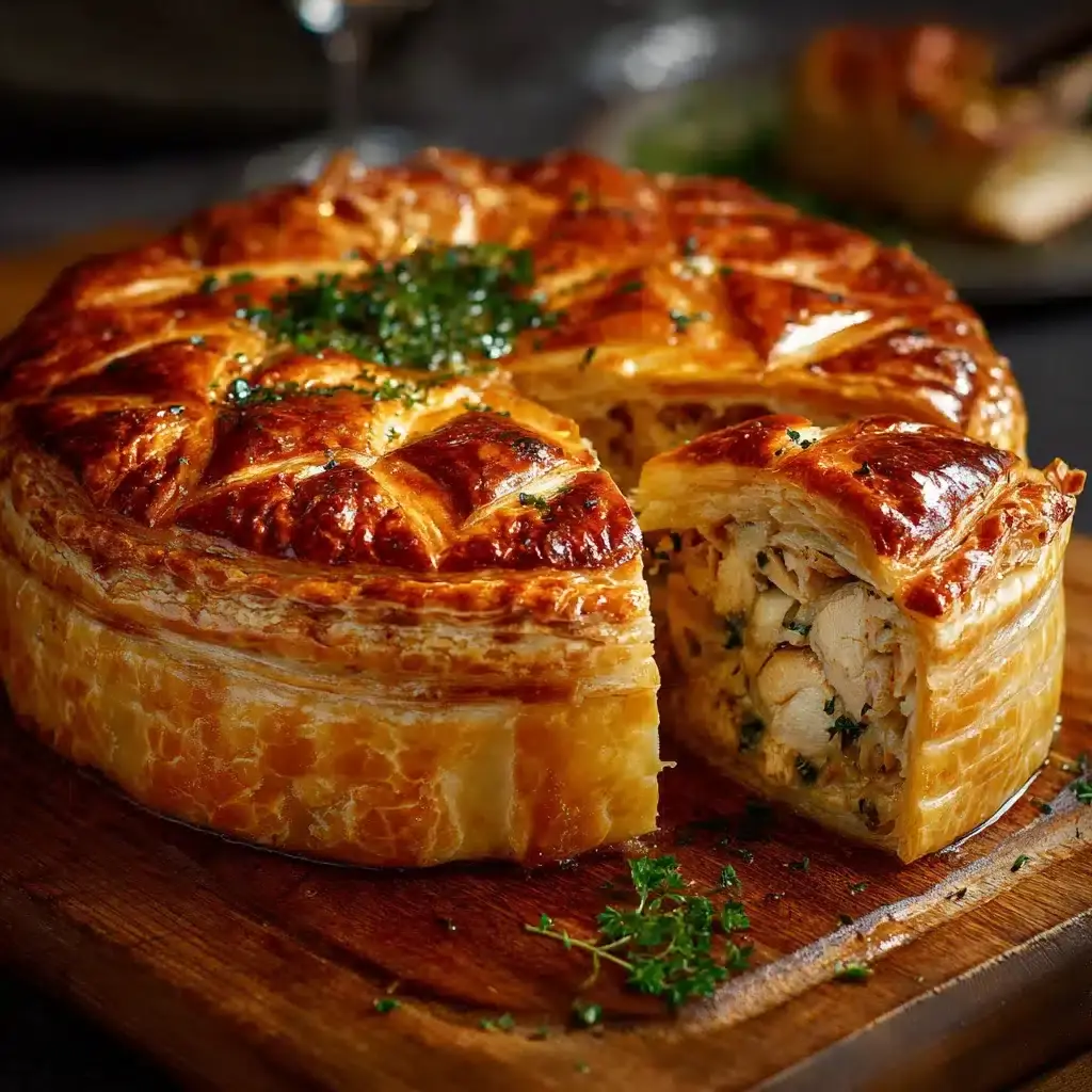 Tourte au Poulet Maison 2 recette tourte au poulet