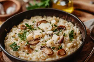 Risotto aux cèpes onctueux