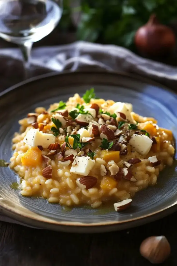 Risotto De Crozets Au Potimarron & Comté