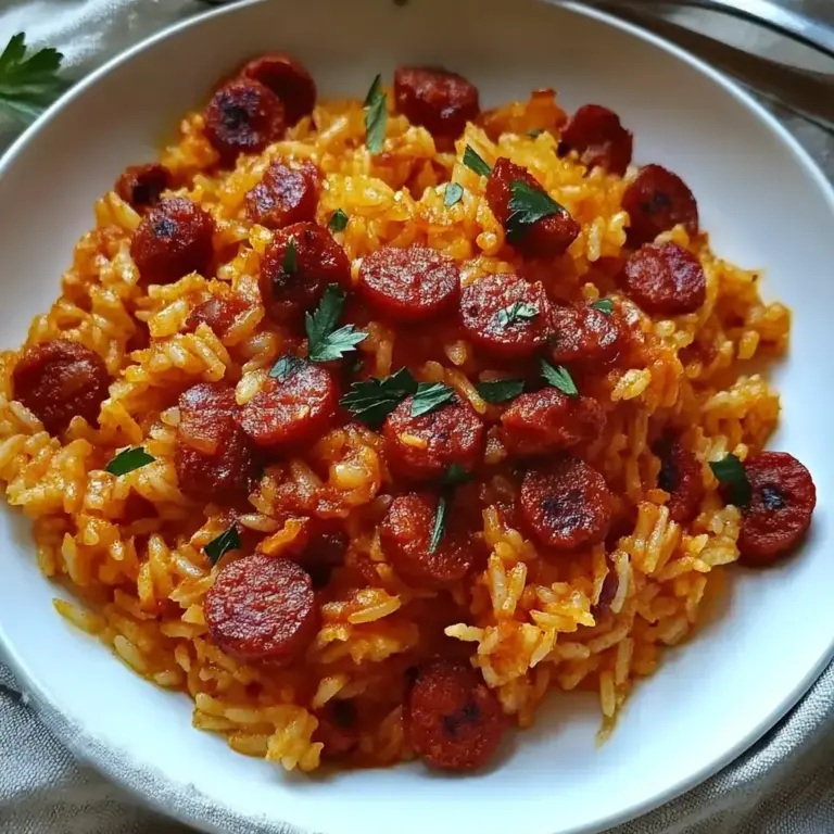 Le Meilleur Riz au Chorizo de bœuf et à la Tomate