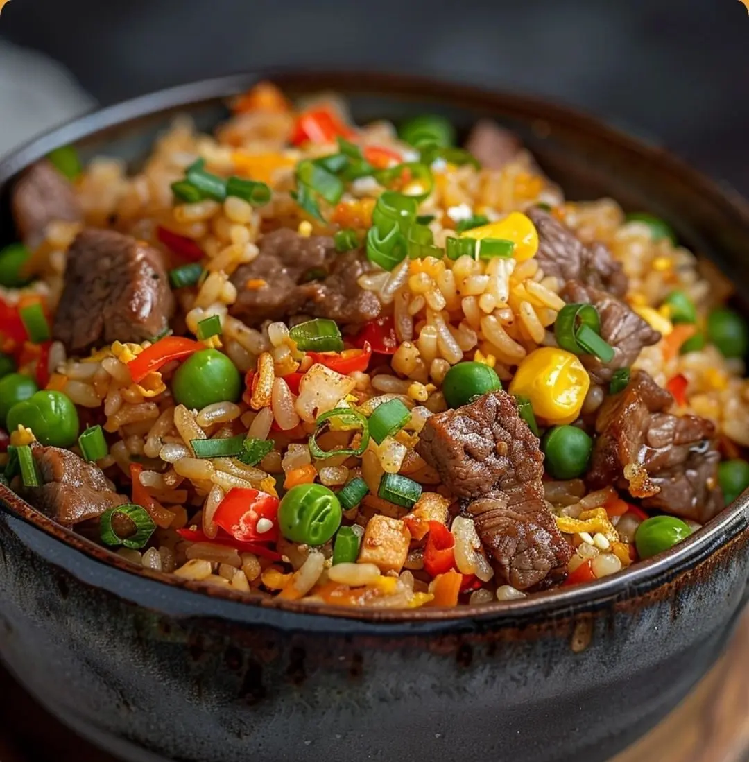 Riz Sauté au Bœuf 2 riz frit au bœuf