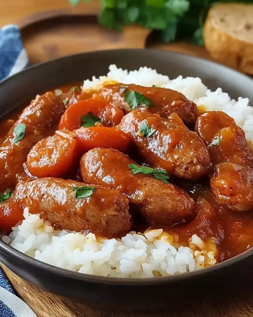 Rougail saucisses réunionnais