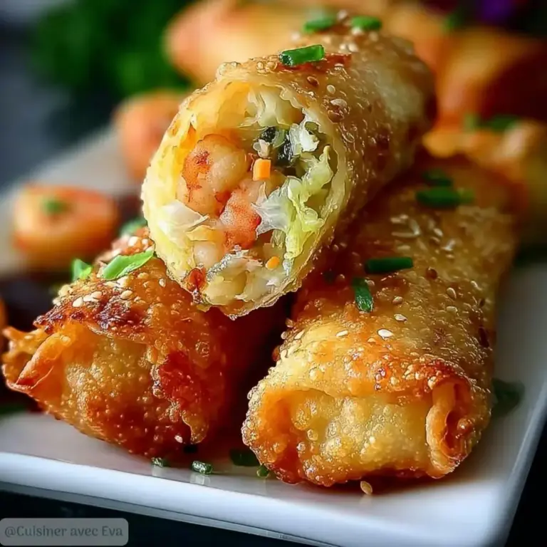 Rouleaux d’œufs croustillants aux crevettes : une recette irrésistible ! –