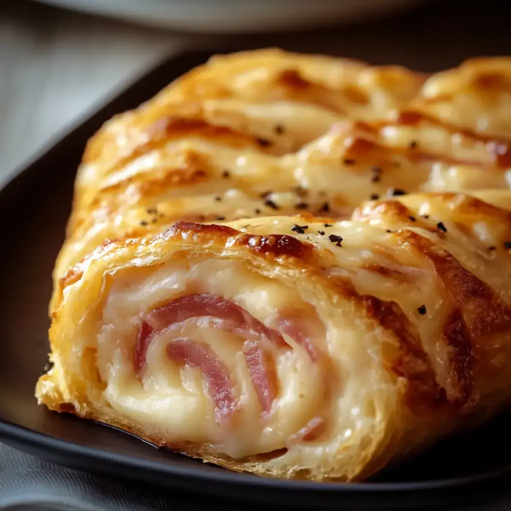 Roulé Apéritif au Jambon et Fromage : Croustillant et Délicieux!