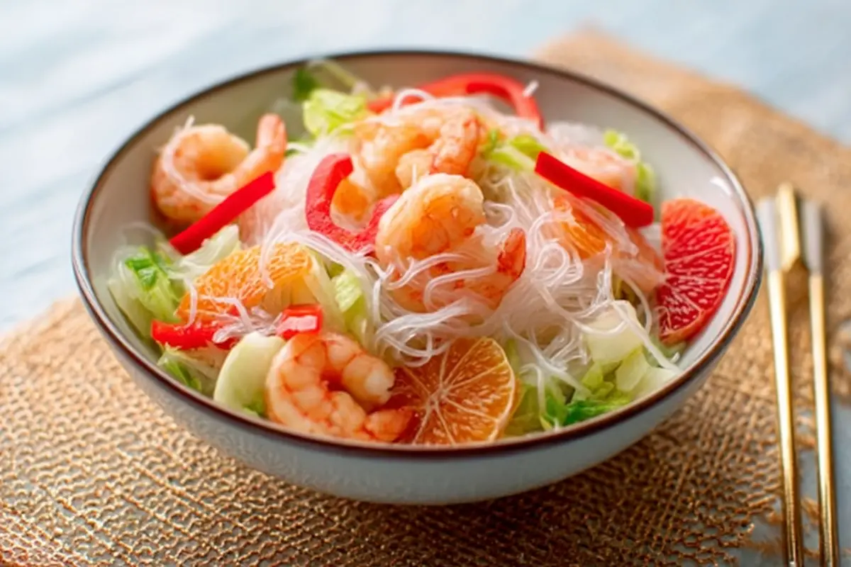 Salade Crevette Thai 2 salade crevette thaï