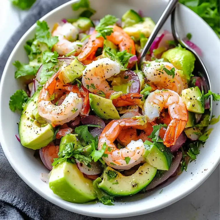 Salade d'avocat et crevettes : La meilleure recette estivale