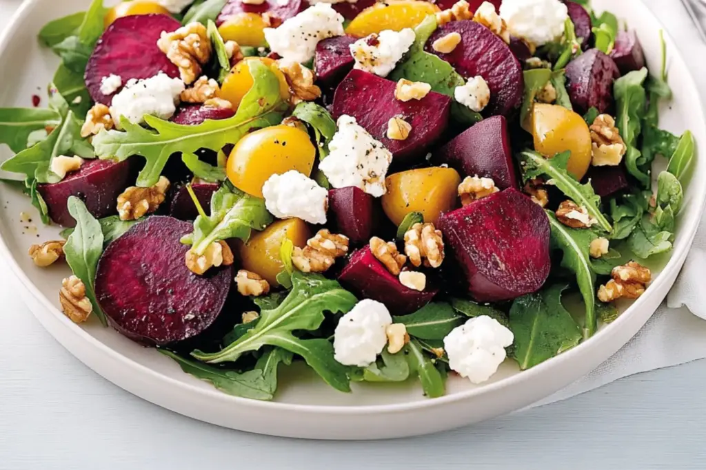 Salade de betteraves et chèvre
