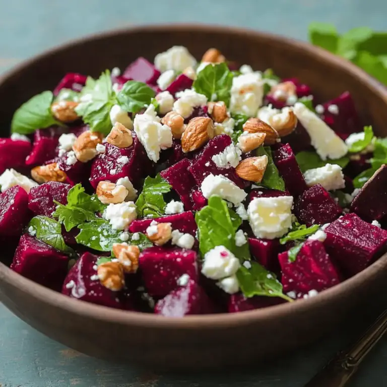 Salade de Betteraves aux Noix et Feta: Fraîcheur Irrésistible