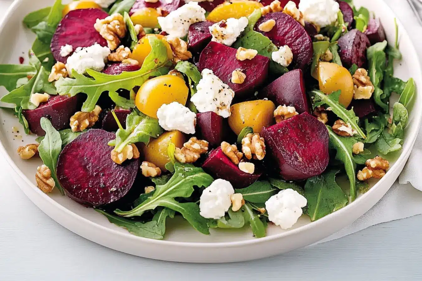 Salade de betteraves et chèvre 2 salade de betteraves