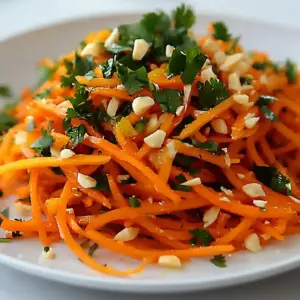 Salade de carottes vietnamienne croquante