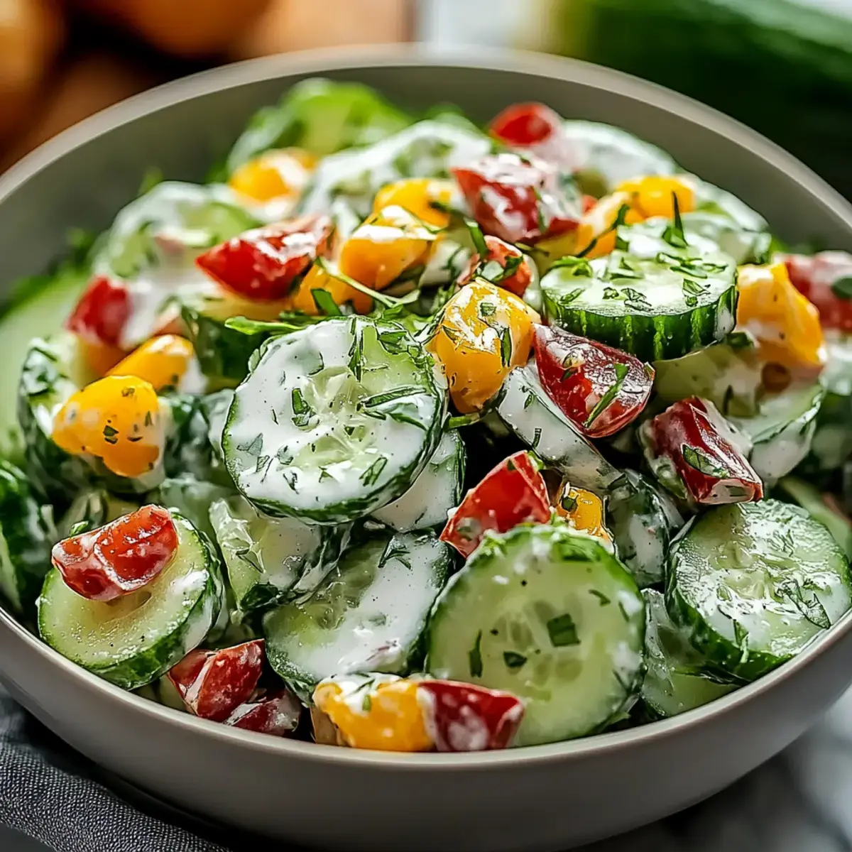 Cucumber Ranch Crack Salad Quick and Refreshing 2 salade de concombre au ranch