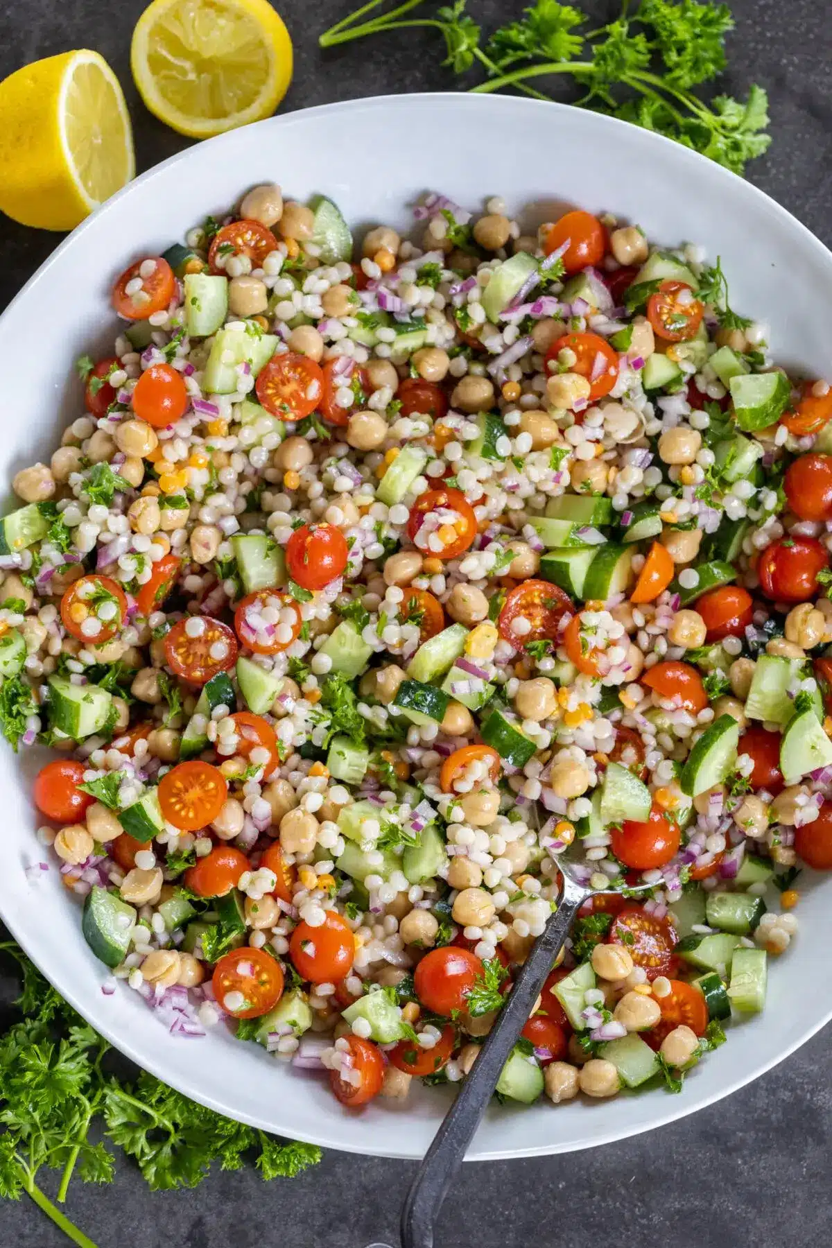 Israeli Couscous Salad Recipe 2 salade de couscous israélien