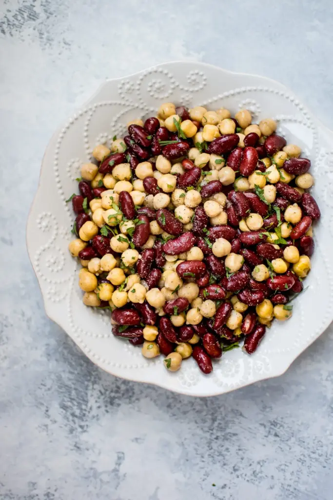 Kidney Bean and Chickpea Salad