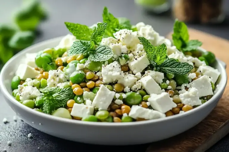 Salade de lentilles, menthe et feta – Recettes de Luxe