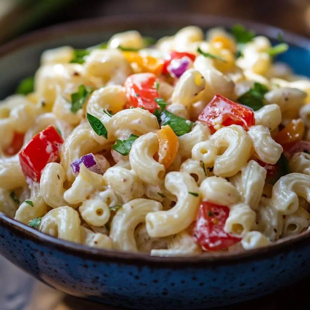 Salade rapide de macaroni 2 salade de macaroni