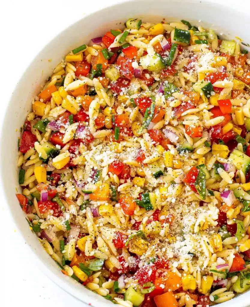 Summer Orzo Pasta Salad