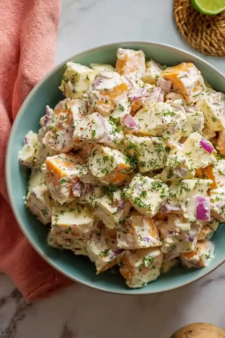 Vegan Jamaican Potato Salad – FlirtyFood
