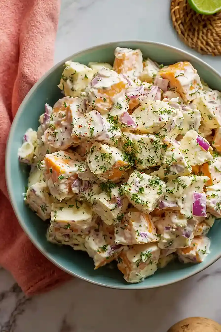 Vegan Jamaican Potato Salad – FlirtyFood