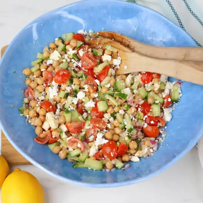 Mediterrane kikkererwtensalade – Boordevol smaak!