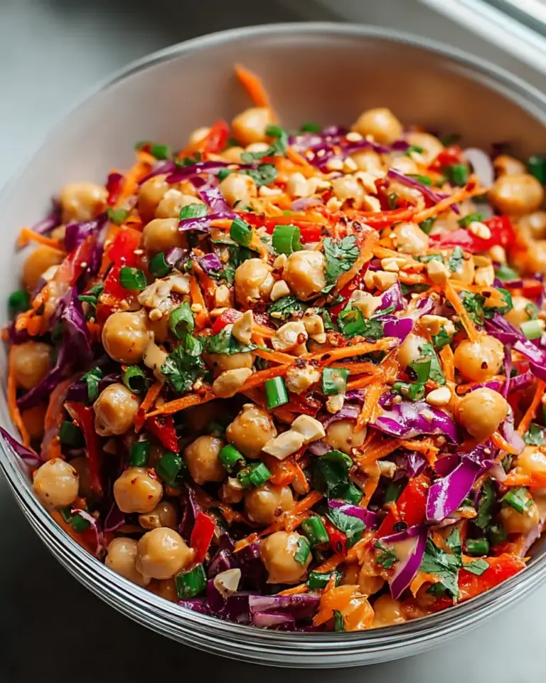 Crunchy Thai Chickpea Salad: Quick & Delicious Delight! – glowplora.com