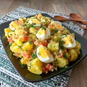 Salade de pommes de terre gourmande au Comté