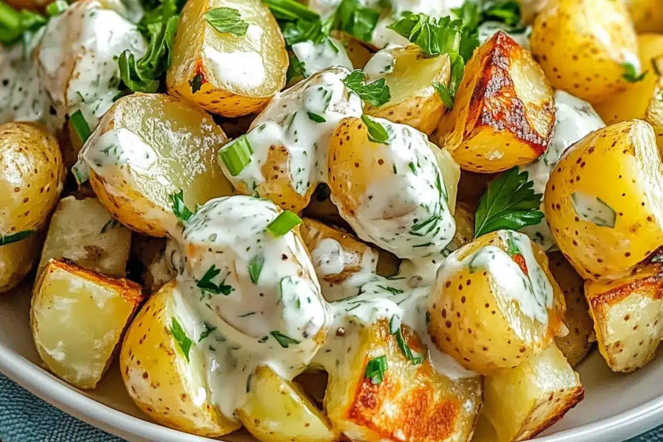 salade de pommes de terre croustillante