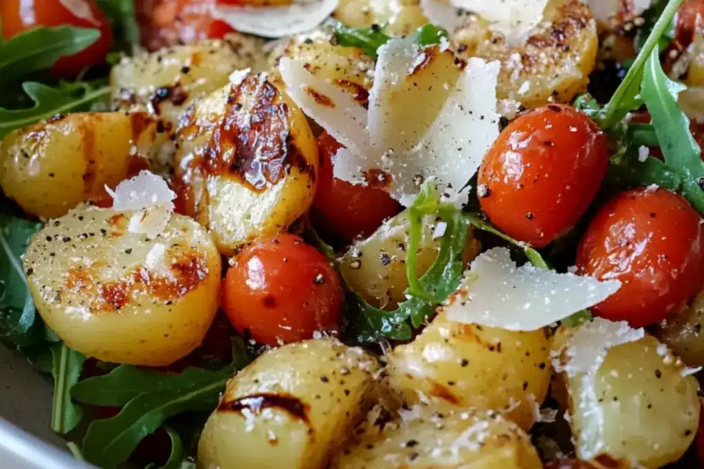Salade de pommes de terre rôties à l’italienne