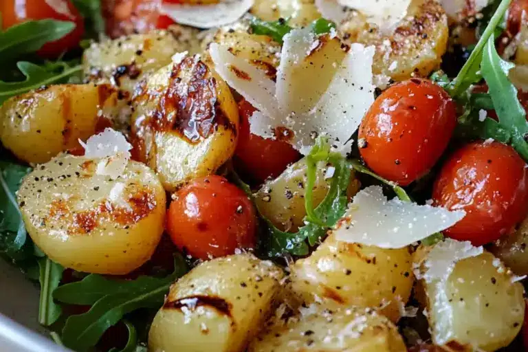 Salade de pommes de terre rôties à l’italienne