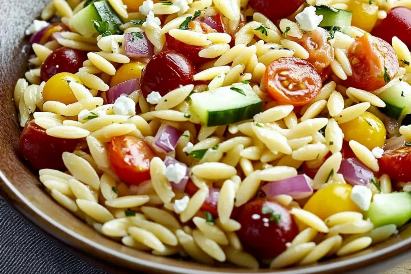 Salade de pâtes orzo 2 salade de pâtes orzo